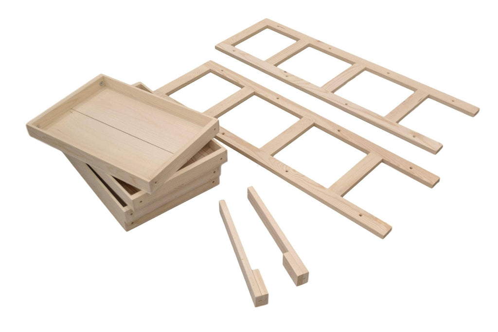 Wooden 4 Tier End-Cap Display