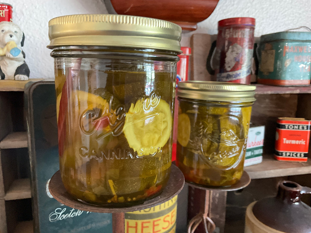 Spicy Pickled Zucchini